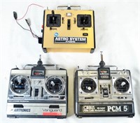 (3) MODEL AIRPLANE REMOTE CONTROLLERS