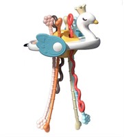 Swan baby pull toy