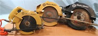 3 BLACK & DECKER ELECTRIC CIRCULAR SAWS-ALL WORK!