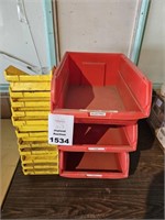 10 Small and 3 Large Stackable Bins