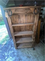 Western Style Wood Book Case