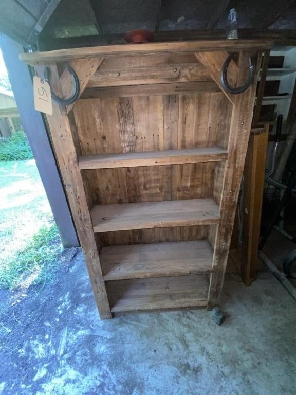 Western Style Wood Book Case