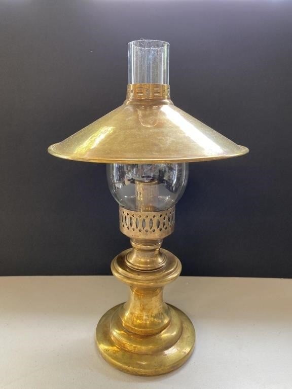 Brass Candle Lamp