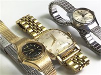 3 Vintage Watches / Waltham, Bulova & Caravelle