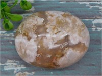 HATMANS FLOWER PETAL AGATE ROCK STONE LAPIDARY SPE