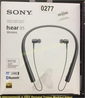 Sony Wireless Stereo Headset $199 Retail