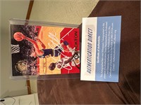 John Stockton Signed Card w/COA