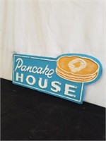 Metal Pancake House sign 10.5x 23 in