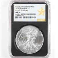 2016-(W) Silver Eagle NGC MS70