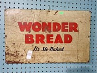 VINTAGE TIN WONDER BREAD SIGN 20x13