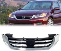 Front Chrome Bumper Grill Compatible For Honda