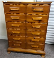 Six drawer dresser, 39" wide by 52" tall