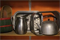 Vintage Tea Pot, Pitcher, and Roaster