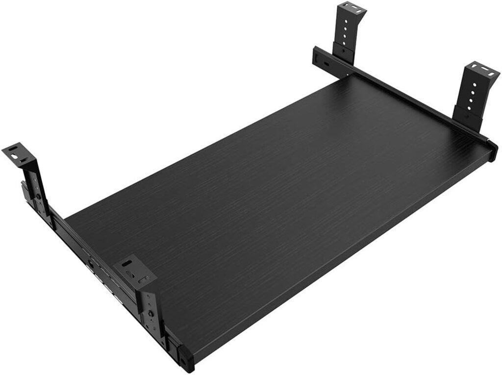 Keyboard Drawer Tray (20 inches, Black) Small