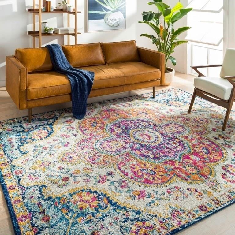 Livabliss Romaine Medallion Area Rug, 6'7 x 9'