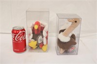 Ty Beanie Babies Gobbles & Stretch In Display Box