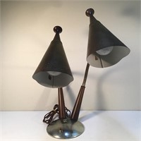 DOUBLE GOOSENECK TABLE LAMP MCM