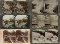 (38) STEREOVIEWS - YELLOWSTONE and NATIONAL PARKS