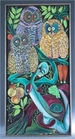 Roger Francois, "Three Owls," A/C