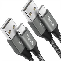 etguuds 2-Pack 3ft USB C Cable 3A Fast Charge, USB