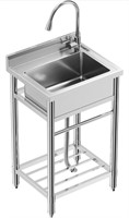 Stainless Steel Utility sink with faucet
