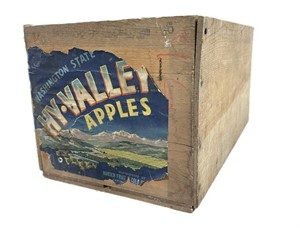 Washington Valley HY-VALLEY Apple Crate