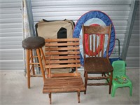 Chairs + Dog Kennel