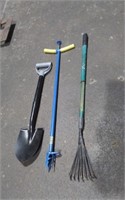 Three Garden Tools