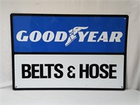 Goodyear Belts and Hoses Metal Sign