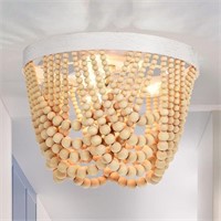 80$-Bead Chandelier Light Fixture Lingt Boho