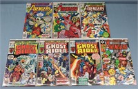 (13) 30 Cent Marvel Comic Books