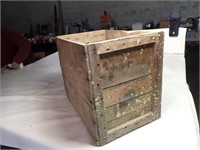 Antique Wooden Box - 12"x19"x15"