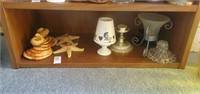 Assorted candle holders.