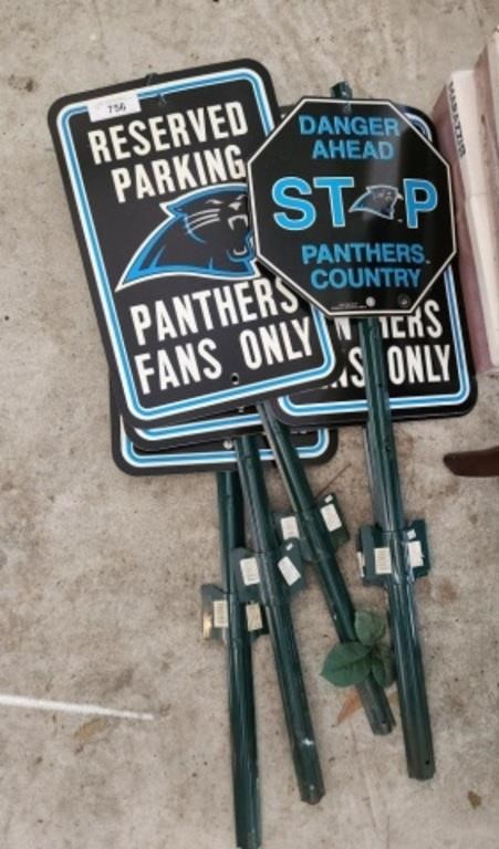 PANTHERS YARD SIGNS