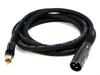 Monoprice Premier Series XLR Male to RCA Male