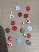 Sales, tax, tokens, and blood donor buttons