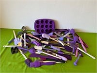 Purple Kitchen Items! Muffin Tins, Oil Brush, +