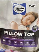 SEALY LUXURY MATTRESS PAD RETAIL $40