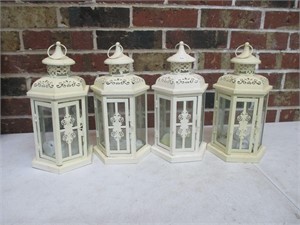 4 Lanterns with Tea Lights