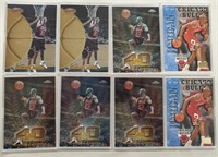 Lot of 8 Michael Jordan Insert Basketball Cards