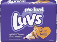 Luvs Diapers - Size 3, 34 Count, Paw Patrol