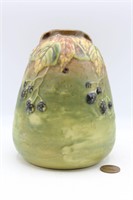 Unsigned Roseville Blackberry Beehive Vase