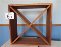 Solid Wood X Shelf 20x20x9