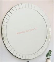 Abbyson Santorini round wall mirror