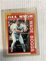 TOPPS ALL STAR WADE BOGGS 1990