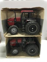 Two Ertl 1/16 Scale Case IH 3294 Tractors