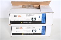 NIB 3.5 Qt Stainless Sauce Pans w/ Lids