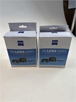2 boxes lens wipes