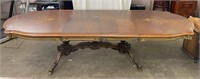 Ornate Dining Table with 2 Leaves
