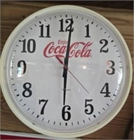 Enjoy Coca-Cola battery powered clock